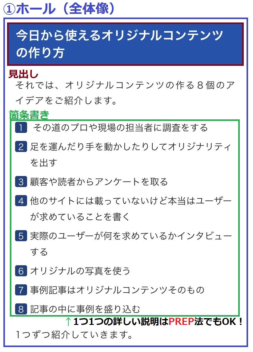 ホールパート法とは ブログでの具体的な使い方を例文付きで解説 大阪 バリューエージェント