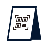 QRコードPOPスタンド納品（10個）